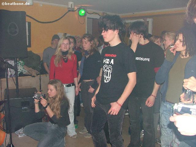 Der Hauptraum bei da ersten Band