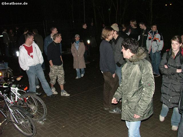 der outside bereich... war auch gut besucht
