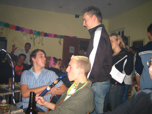 Die Shisha war auch da, und der Willy auch.
