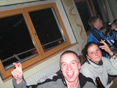 Die Party im Partykelle geht los