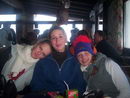 Hanna, Claudi und Sanny sind schon wieder runter von der Piste
